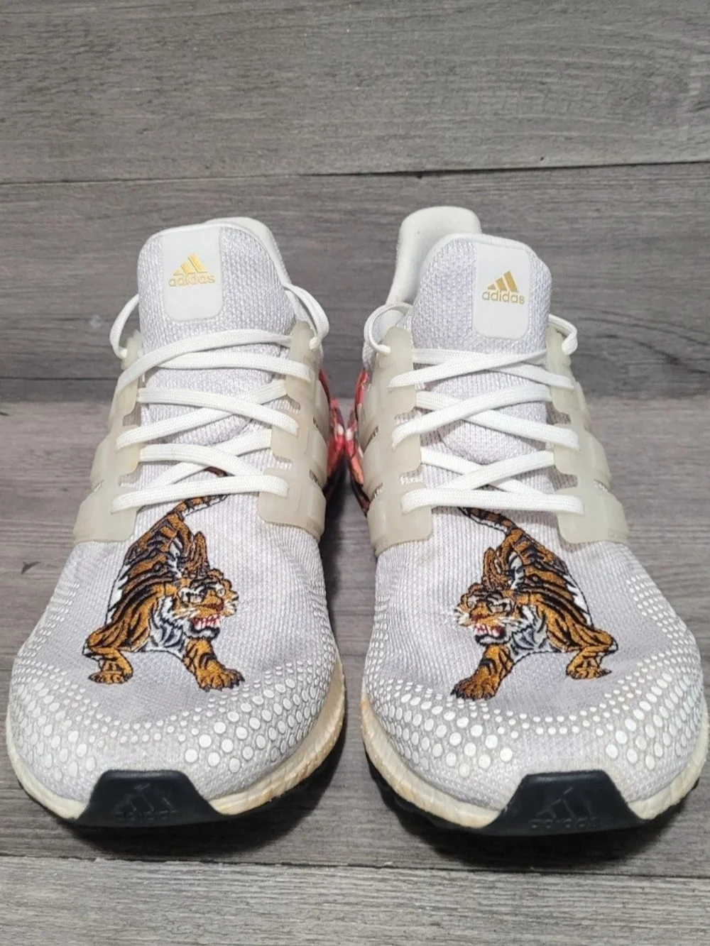 adidas Ultra Boost Womens Sz 9.5 DNA Chinese New Year CNY 2020 Tiger White